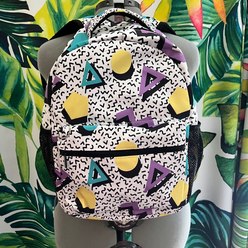 90s Retro Pattern Backpack